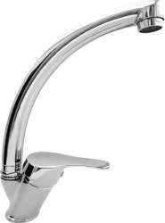 Spring - Robinet de cuisine Mila (forme de cygne) tuyau en acier inoxydable de 1ère qualité