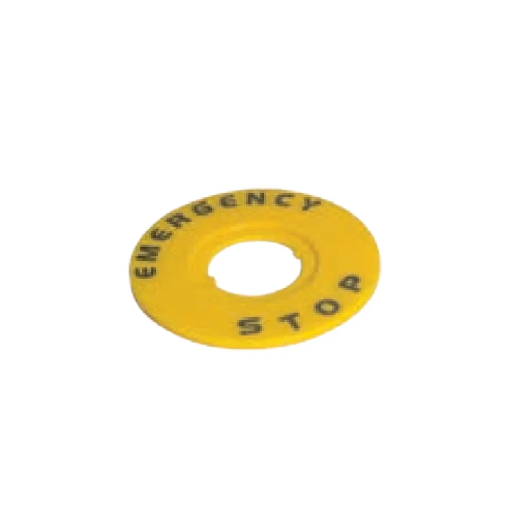 Swiss Series Plastic Button Cover (Ø60 MM)(Emergency Laser Printed)