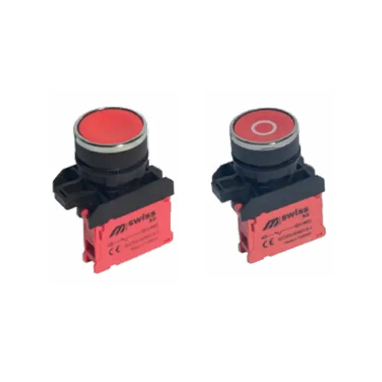 Swiss Serisi Plastik Yaylı Buton Stop (22MM)