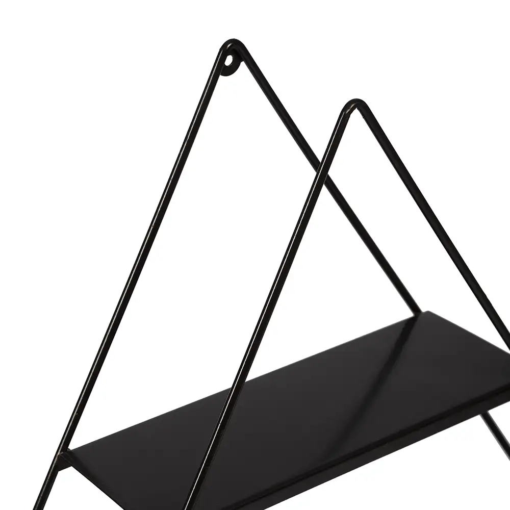 Настенная полка треугольной формы (с полкой из металлического листа) - Thumbnail
