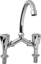 Spring - Trio Kitchen Faucet (Bridge Type)