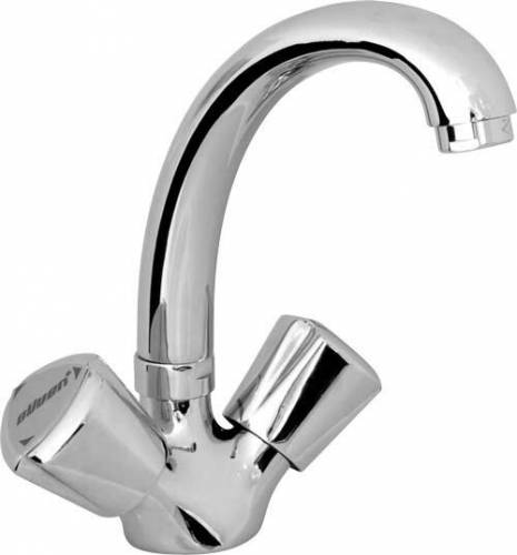 Trio Kuğu Lavabo Bataryası (Lüks Borulu)(Kuyruklu)
