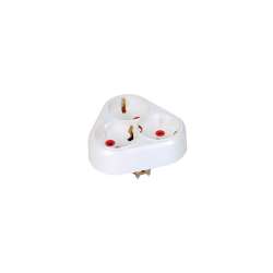 Triple Earthed Socket - Switch (Yonca Type) (Recessed Mounted) - Thumbnail