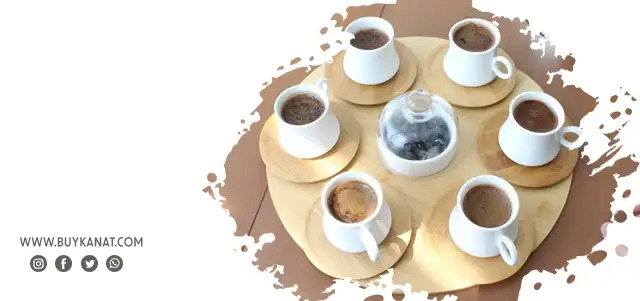 Türk Kahvesi Fincan Seti İle Sofralar Çok Renkli