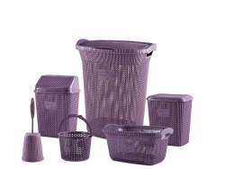 Ensemble de salle de bain 5 PCS Violetta - Thumbnail