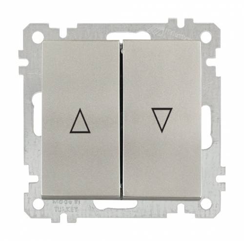 White Blind Switch (Control Switch) with Screw