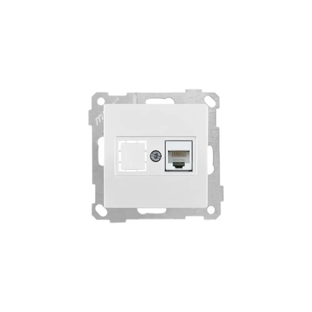 White Data Socket 1*Rj45 (Cat5E) - Thumbnail
